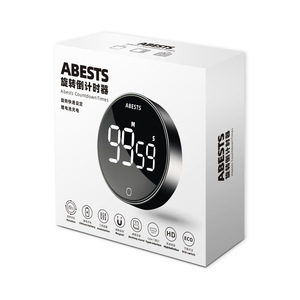 Kitchen Timing Reminder Rotary Electronic Charging <strong>Timer</strong> Positive and Reverse Mute Plastic <strong>Timer</strong> for Baking Students - Product Image 2