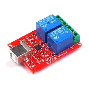 USBリレーモジュール2チャンネル5V PCインテリジェントドライブ制御ボードスイッチフリードライブUSBコンピュータ制御リレーモジュール - Product Image 2