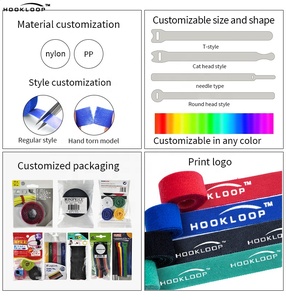 Adhesive <strong>Hook</strong> and <strong>Loop</strong> Fastener Roll Back to Back Velcroes Adjustable Double <strong>Sided</strong> Self-locking <strong>Hook</strong> and <strong>Loop</strong> Strap - Product Image 6