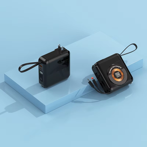 13500mAh Portable Power Station All-in-<strong>One</strong> Wall <strong>Charger</strong> Power Bank Detachable Plug with Built-In Data Cable Wireless <strong>Charger</strong> - Product Image 2