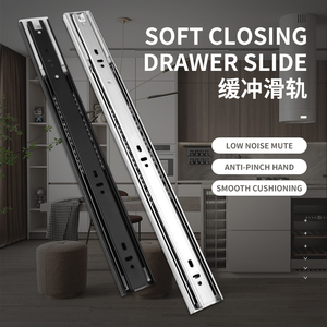 Производители Jieyang correderas telescopicas rieles para cajones, шариковый подшипник, буферный выдвижной ящик - Product Image 2