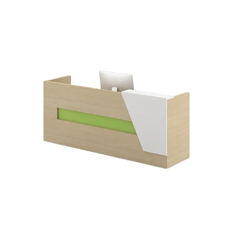 Comptoir de caisse en bois, pour conception de bureau, de réception, bon marché, offre spéciale, chinois