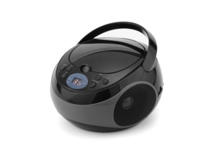Reproductor de CD/DVD/VCD portátil con radio AM/FM y altavoces estéreo duales Entrada AUX de 3,5mm para entretenimiento en casa o en movimiento - Product Image 2