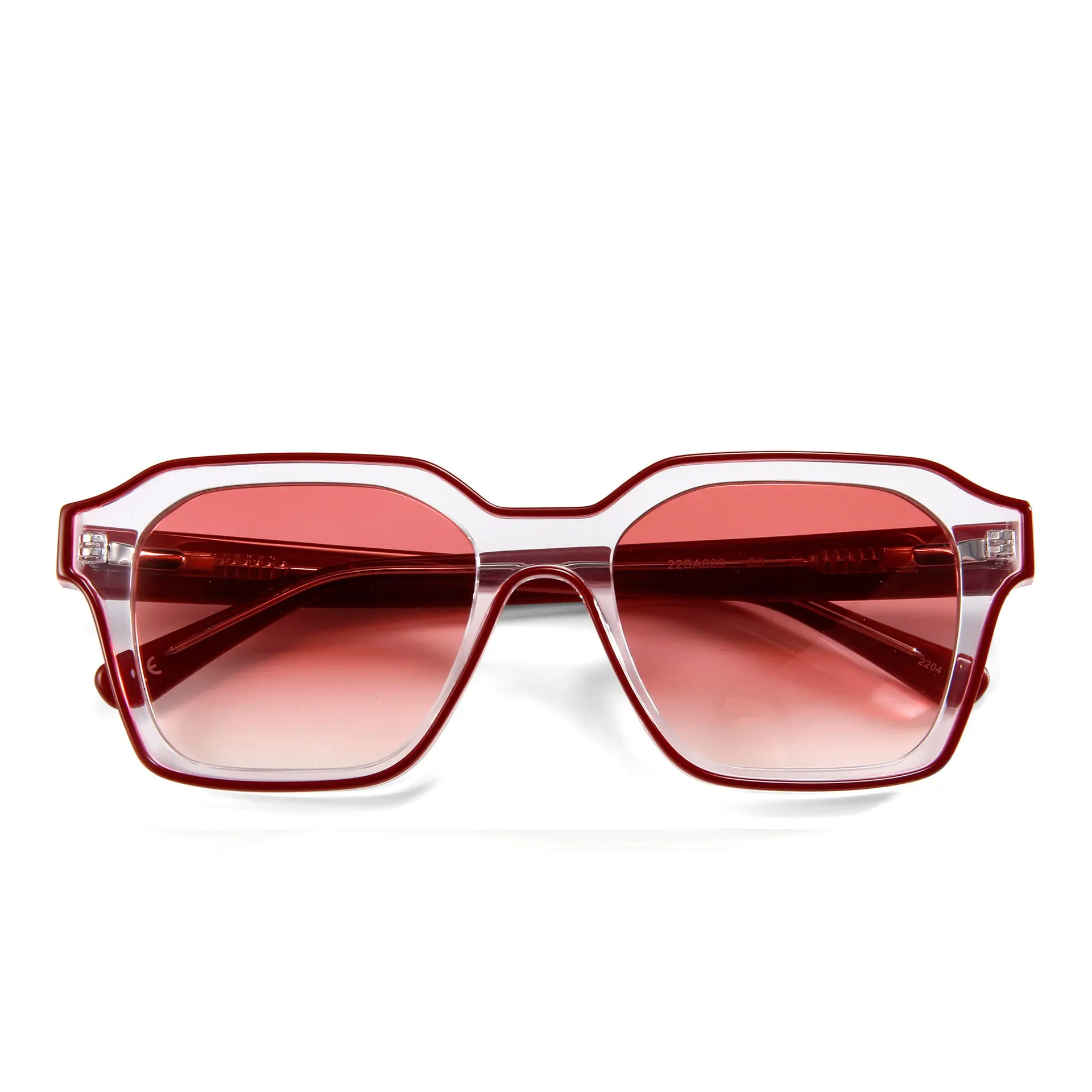 Gafas de sol de acetato con personalidad para mujer, lentes de sol de color con protección UV