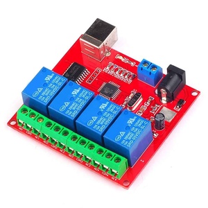 4 Channel <strong>Relay</strong> Module DC 5V 12V 24V USB <strong>Control</strong> Switch Board Computer <strong>Control</strong> Switch / PC / PLC <strong>control</strong> board