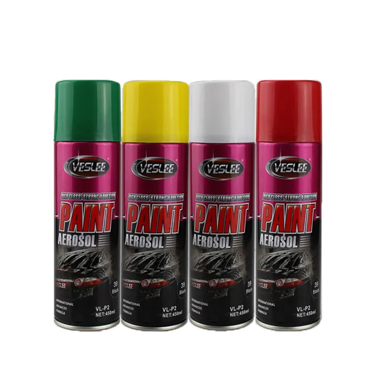 Vernice Spray per Aerosol multicolore con durezza flessibile esterna in metallo ecologico