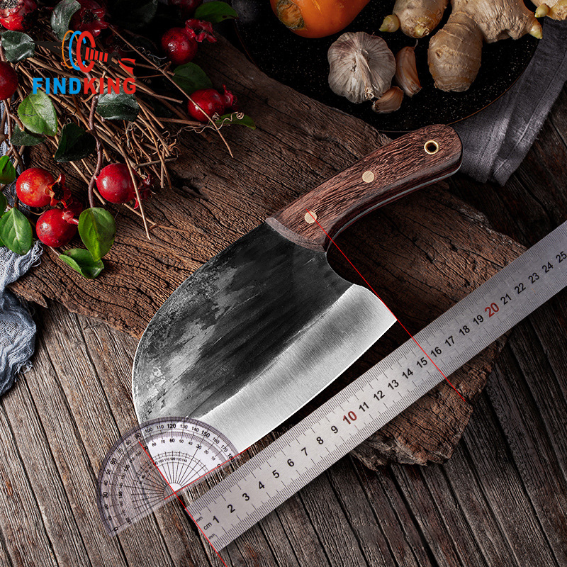 FINDKING Handmade Forged Chef Knife 4Cr13Mov Forged Cleaver Professional Kitchen Knives Meat Vegetables Chopper Butcher Knife