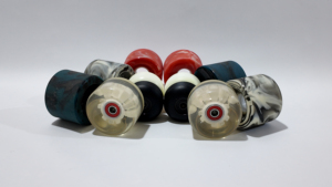 Bán buôn 100A PU Skateboard bánh xe tùy chỉnh trống 52mm 55mm <span class=keywords><strong>Skate</strong></span> ban nhà máy giá cho chất lượng cao Skateboard bánh xe - Product Image 2