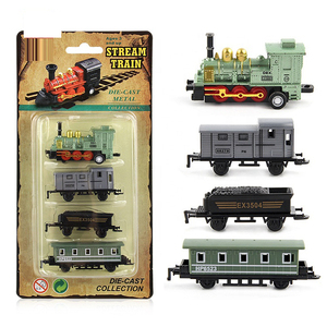 1:60 Mini New Other Alloy Retro Steam Model Educational Car Diecast Pull Back Train <strong>Toy</strong> for Kids - Product Image 2