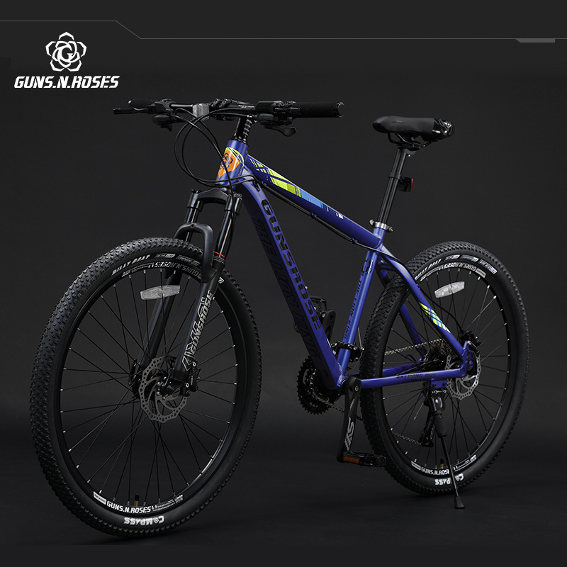 Gun-flower spoked wheel-alloy blue