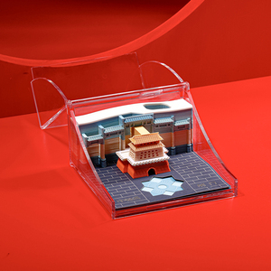 Cubo de Bloc de notas 3D personalizado de fábrica, diseño de construcción tradicional, hojas sueltas, regalos corporativos, bloques de construcción, herramienta para tomar notas