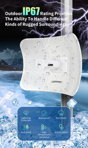 การสื่อสารอุปกรณ์ WiFi ระยะทาง10กม. จุดต่อจุด/หลายจุดเสาอากาศกลางแจ้งไร้สายสะพาน CPE Wi Fi - Product Image 4