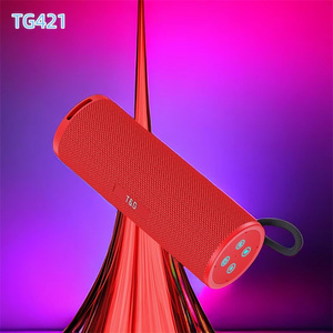 TG421 Alta Qualidade Inteligente <span class=keywords><strong>DJ</strong></span> <span class=keywords><strong>Speaker</strong></span> Boa Venda Uso Doméstico Ao Ar Livre 15W Potência de Saída Mini Tamanho RGB LED Iluminação BT Funcionalidade