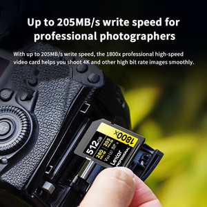 Ban đầu Lexar thẻ SD 1800x 256GB 128GB r280mb/S w210mb/S 512GB SD Flash thẻ nhớ cho 4K máy ảnh chuyên nghiệp - Product Image 6