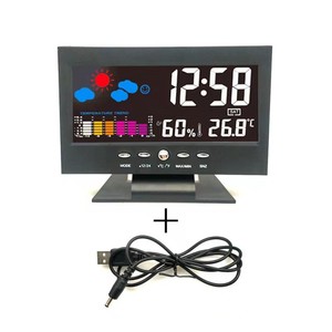 Цветной экран голосового управления цифровые часы календарь погода - Product Image 6