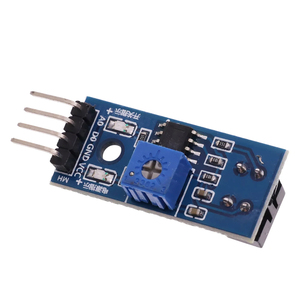 Sensor reflectante infrarrojo TCRT5000, interruptor fotoeléctrico IR, módulo de pista de línea de barrera para placa de triodo de diodo Arduino 3,3 V - Product Image 4