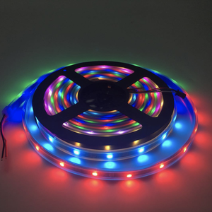 DMX 5050 Programable 60LED Digital Direccionable RGB Pixel WS2812 2812B SK6812 Tira de LED Cortable - Product Image 1