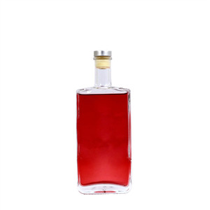גבוהה באיכות 500ml ריק כיכר זכוכית בקבוקי משקאות בקבוק של יין/וודקה/ויסקי/רום