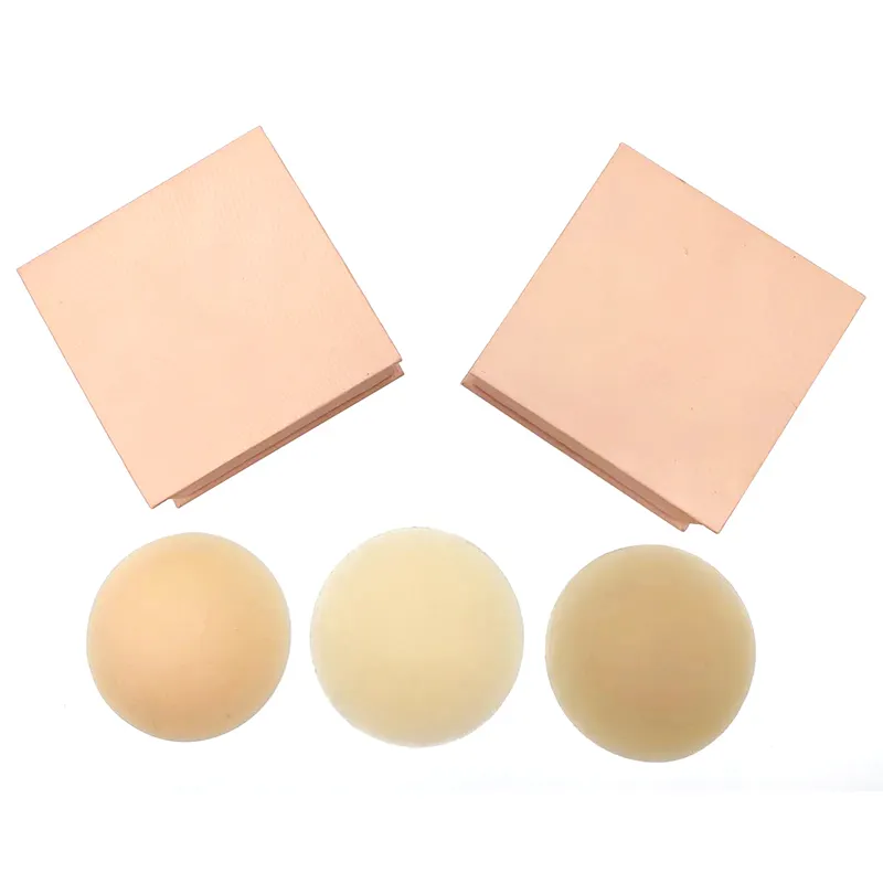 Pétalas de silicone reutilizáveis, acessório invisível adesivo reutilizável de pétalas de silicone foscas para mamilo
