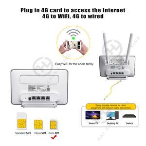 HUAWEI B535-232 4G Router PRO2ไร้สาย4พอร์ตLan 4Gโมเด็มWifi MIFIs 150Mbps LTE 3G UMTSจอแสดงผลLCDหน้าจอบ้านเราเตอร์ - Product Image 5