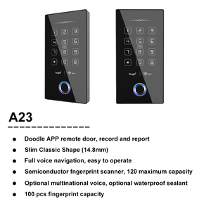 Eseye IP65防水门门禁系统生物识别射频识别键盘指纹识别人计数WiFi/IP TCP