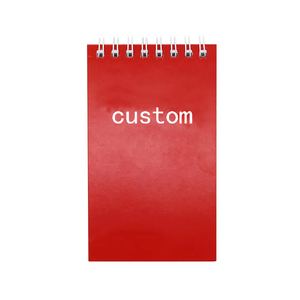 Mini cuaderno con logotipo de texto personalizado, diario encuadernado en espiral con estilo impreso, libreta portátil de bolsillo - Product Image 2