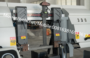 Factory <strong>CE</strong> Approved Cheap Parice Angle Degree Swivel Metal Cutting Horizontal <strong>Band</strong> <strong>Saw</strong> Machine BS330B - Product Image 6