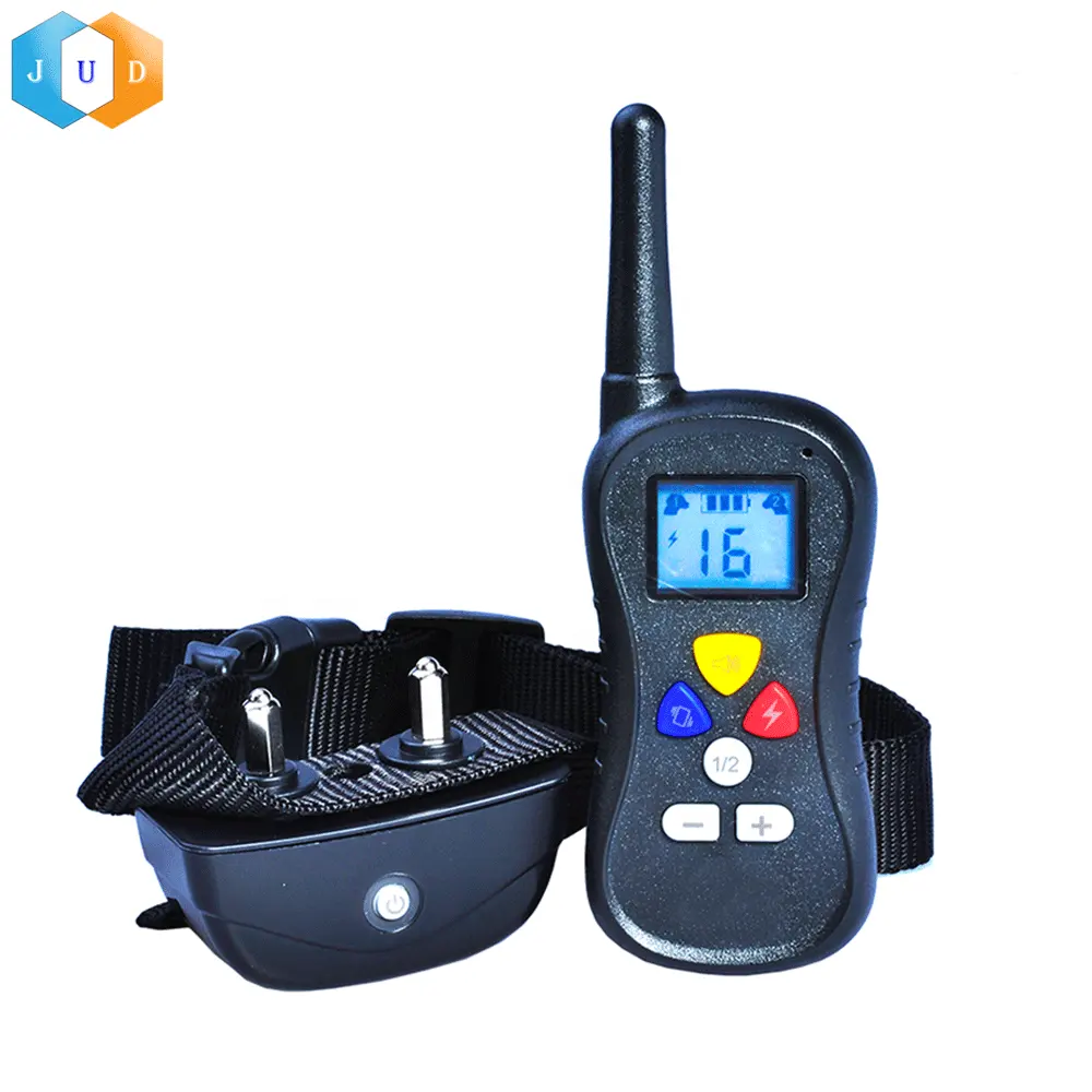 2023 Amazon High Quality Electric 300M Dog Remote Dog Training E Collar, Pet Dog Vibrate Shock Training Collar