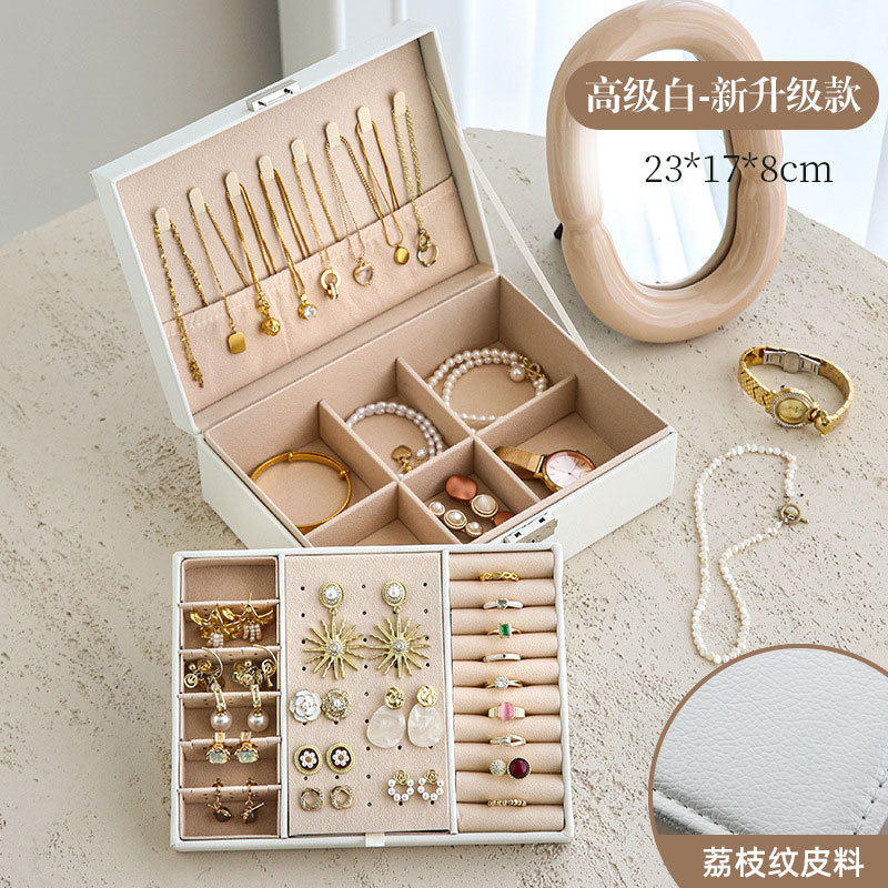 Mother-of-pearl white (lychee pattern)