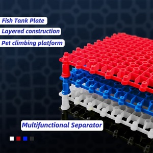 Cao Cấp Nhựa Aquarium Fish Tank Phòng Phụ Kiện Pond Dưới Lọc Cách Ly Lưới Tấm Divider - Product Image 1