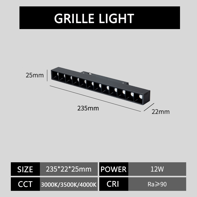 LAMPE DE GRILLE 12W