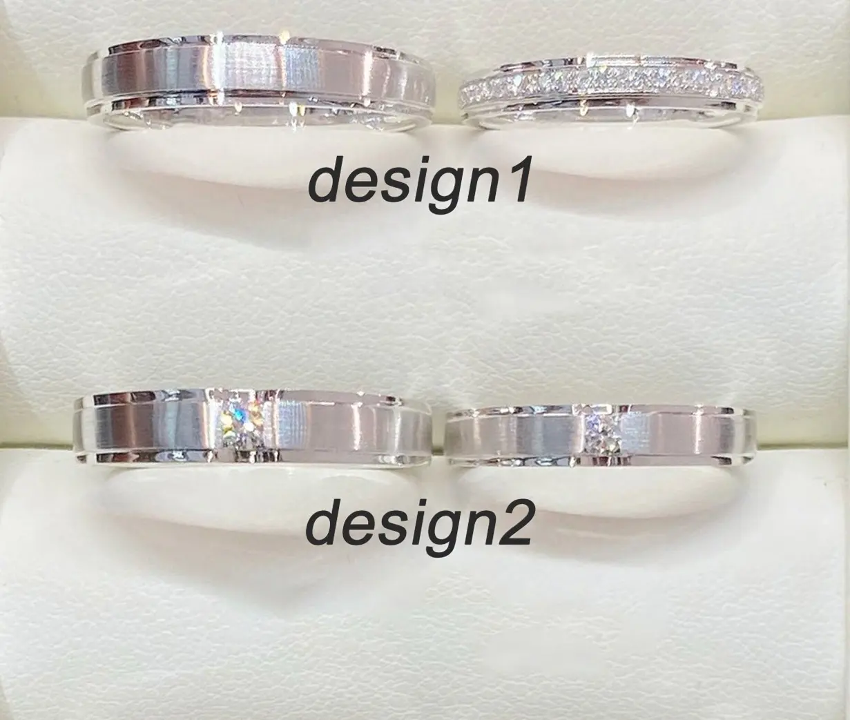 Jovovasmile 18K золотые свадебные натуральный кольца с бриллиантами коллекция пара пижамный комплект для мужчин и женщин обручальные кольца