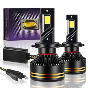 Bright200W 120W 180W 100W 60W otomatik H7 H4 Led far ampulü Fan otomatik 9005 9006 H7 H4 araba H11 LED far - Product Image 3