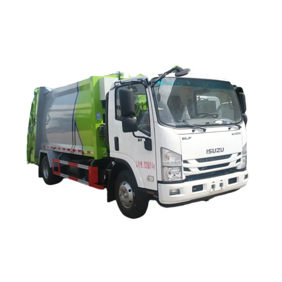 फैक्टरी गर्म बिक्री 2024 इसुजु कचरा ट्रक कचरा कॉम्पेक्टर बिक्री अपशिष्ट संग्रह ट्रक के लिए