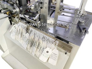 UT150 אוטומטי בושם בקבוק לתלות תג Tyer קשירת מכונה, יד כרטיס מחרוזת לולאה מכונת כריכה