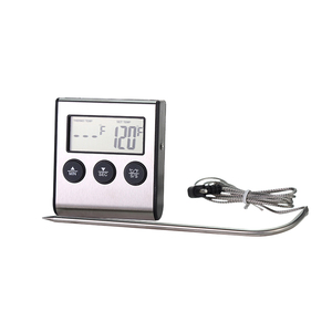 Il nostro Proprio Digitahi Che Cucinano il Termometro di Carne per il Fumatore per Forno A Microonde Cucina Grill Termometro Orologio TimerOven termometro - Product Image 2