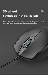 3600N cablato 3D per ufficio e Gaming Mouse con 1.5M di cavo compatibile con computer portatili - Product Image 3