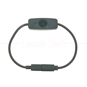 USB Type C Male to Female on off Silicon Cap Switch Extension Cable for <strong>Raspberry</strong> <strong>Pi</strong> Lamp Fan - Product Image 2