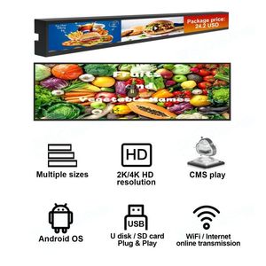 360SPB SES35B 35-inch <strong>LCD</strong> Bar Monitor <strong>Display</strong> SDK <strong>Function</strong> for Retail Store - Product Image 3