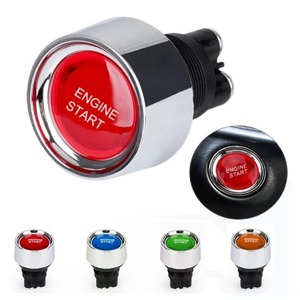 Botón de motor de arranque del coche DC 12V 24V 50A interruptor de encendido de luz roja forMarine RV y Racing Sport ON-Off momentáneo - Product Image 2
