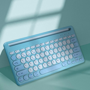 Werks kartens teck platz 4-Kanal-Bluetooth-Tastatur Dual Mode Mute für Pad-Mobiltelefon - Product Image 1
