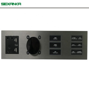 SEXANKA <span class=keywords><strong>KNX</strong></span> akıllı ev otomasyon sistemi sıcaklık duvar anahtarı paneli özelleştirmek - Product Image 6