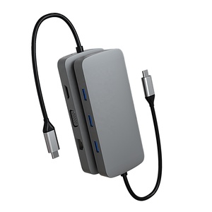 Supporto caldo del porto dell'hub 10 di usb di vendita tutti i computer di canale di tipo c HD-MI USB 3.0 usb 2.0 SD TF RJ45 VGA AUDIO3.5mm Audio frequenza USB- - Product Image 2