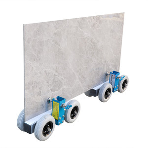 Raizi BabyCart 4 tekerlekler taş cam döşeme Dolly granit kuvars mermer geniş Format porselen seramik karo döşeme market arabası