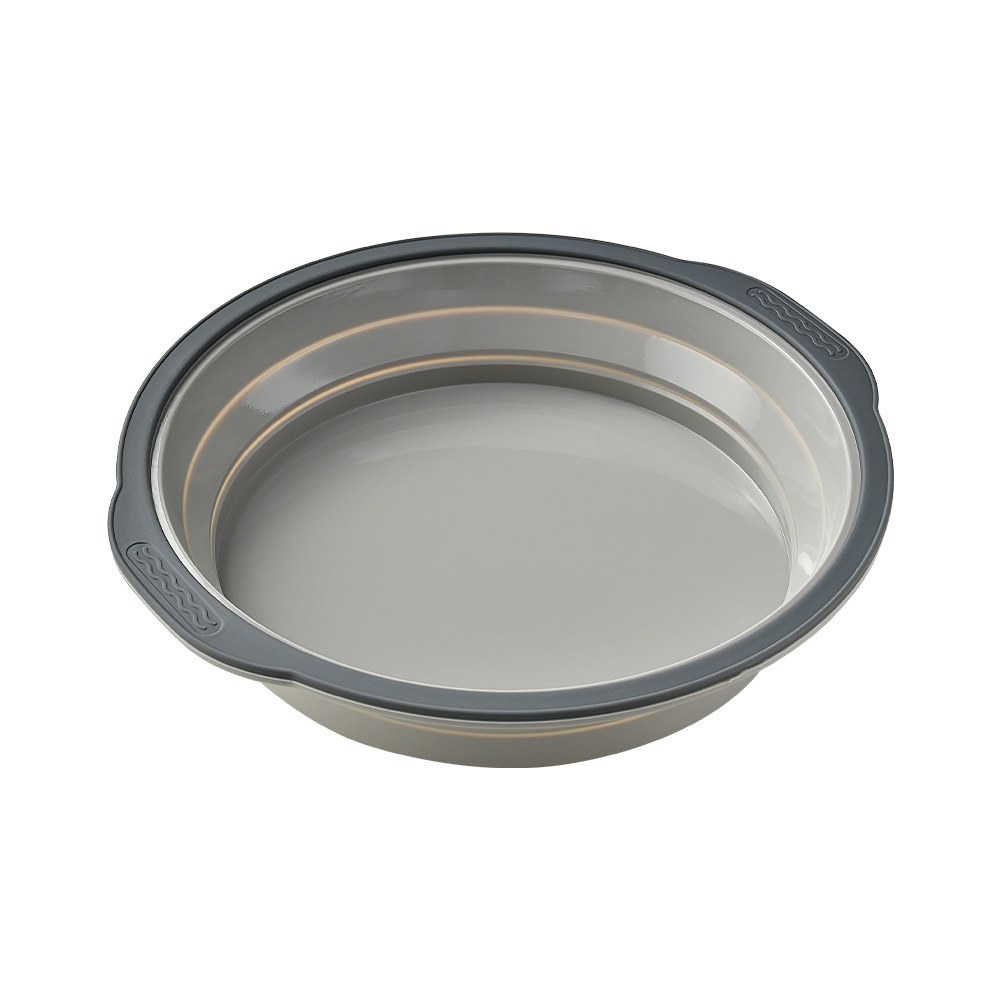 Large Round Gray