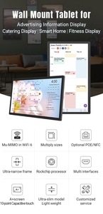 Calendario inteligente Android 13 Tablet con RJ45 POE 4GB de memoria WiFi Cámara para calendario familiar Pantalla de publicidad Nuevo diseño - Product Image 6