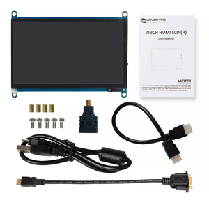 7 дюймов LCD (H) 1024x600 разрешение IPS емкостный сенсорный дисплей для Raspberry PI