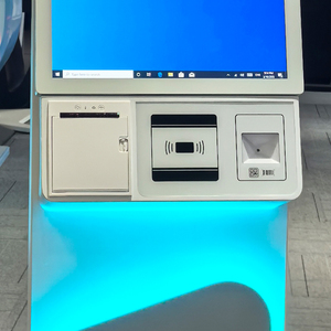 לוגו מותאם אישית 27 אינץ 'מסך מגע רב-שפה תשלום cashless באינטרנט