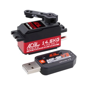 AGFRC B45BLS V2 HV, 14,5 кг, 0062 сек, быстрая скорость, металлическая шестерня, бесщеточная, низкопрофильная цифровая программируемая сервопривод для 1/10 деталей для радиоуправляемых лодок - Product Image 5
