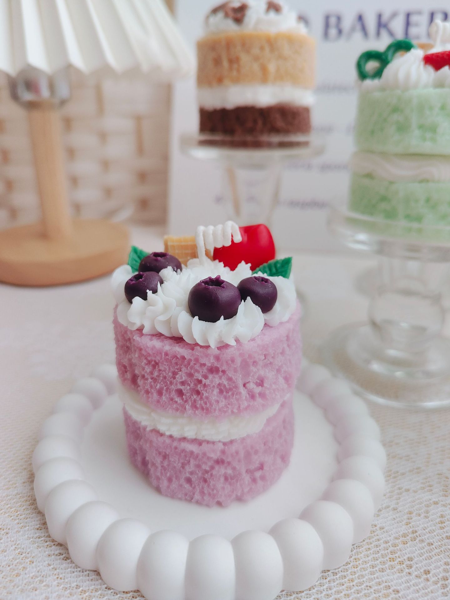Purple Cake 7 * 9cm (200g) English Pear Orchid